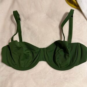 CUUP Forest Green Bikini Top